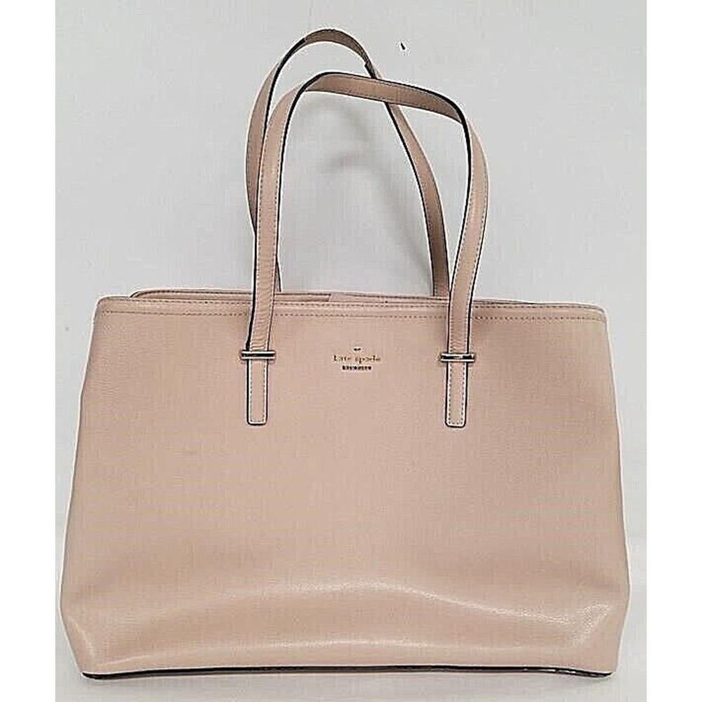 Kate Spade Pink Dbl Strap WKRU5511Tote Bag Include Certificate of Authenticity